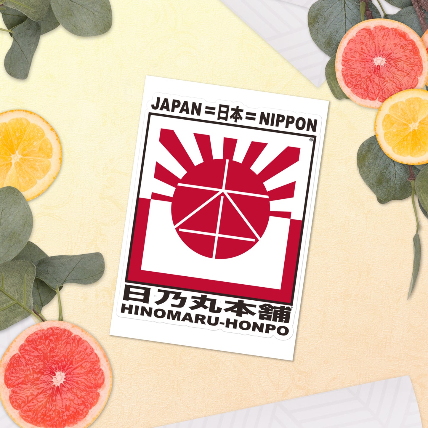 Sticker sheet "HINOMARU-HONPO"