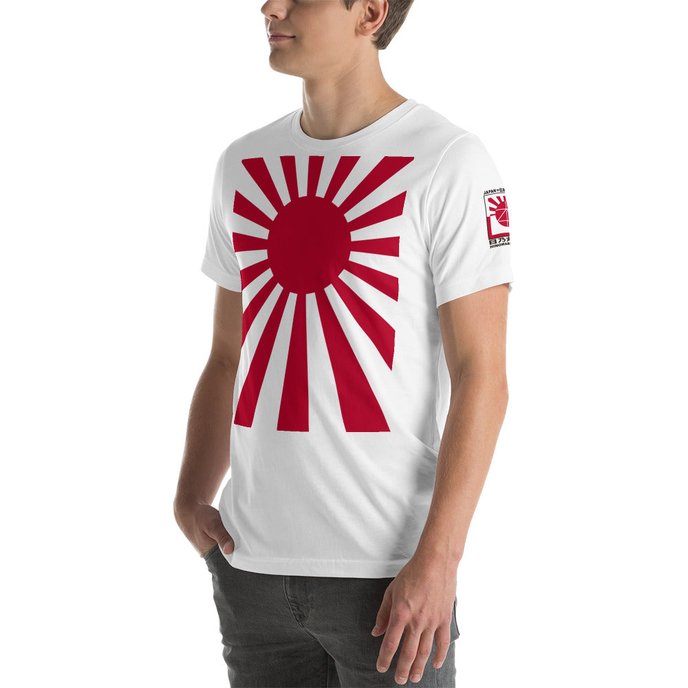 Short-Sleeve Unisex T-Shirt "SUNRISE" produced by HINOMARU-HONPO